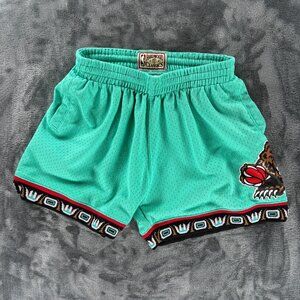 Mitchell & Ness Vancouver Grizzlies Shorts Women S Vintage NBA Basketball Teal
